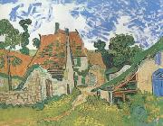 Village Street in Auveers (nn04) Vincent Van Gogh